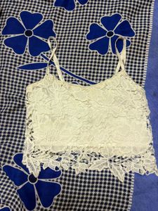 Lace Trim Cami Top
