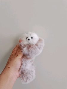 Fluffy Faux Fur Keychain