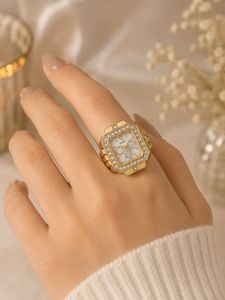 (New) Gold Snake Watch &amp; Ring set