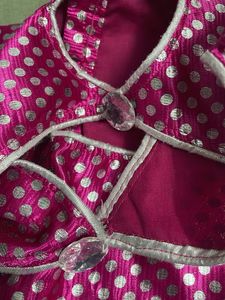 Pink Polka Dot Blouse (new)