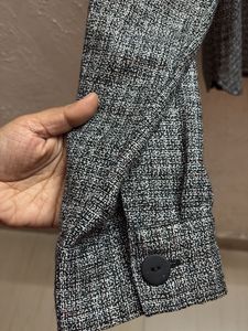 Rareism tweed jacket cum shirt