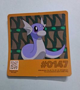 Oreo Pokemon Dratini Card