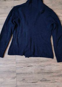 Navy Blue Double-Breasted Blazer