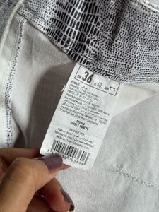 Grey Flared Split Pants