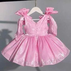 Adorable Pink Bow Dress