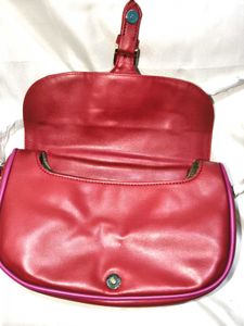 Chic Red Shoulder Bag