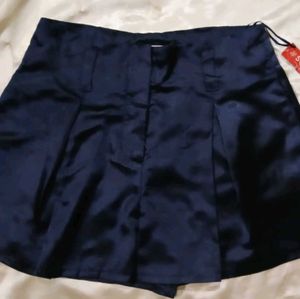 Satin Mini Skirt