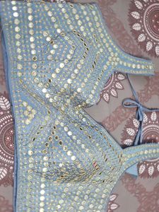 Stunning Sequined Ethnic Blouse