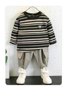 Boys' Striped Outfit