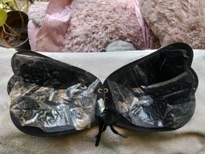 Lace-Up Adhesive Bra