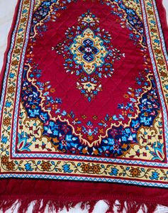 Red Floral Prayer Rug