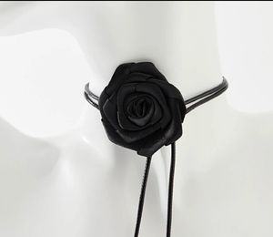 Black Rose choker necklace