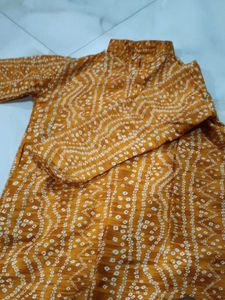 boyes Bandhani Kurta Set