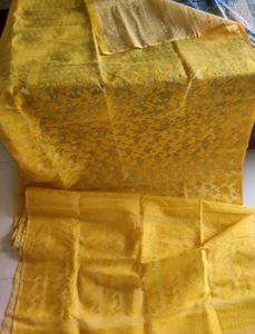 NEW WITHOUT TAG - HALDI JAMDANI SAREE