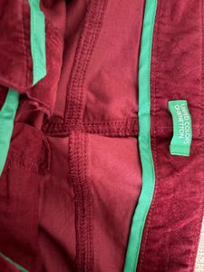 Y2k Chic Burgundy Corduroy Pants