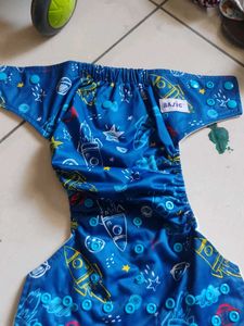 Cute Space Rocket Diaper Cover