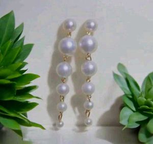 Elegant Pearl Drop Earrings