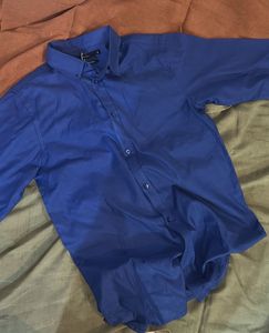 Men's Blue Button-Down Shirt