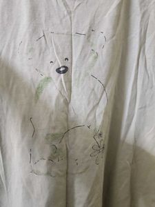 Light Grey Graphic Print T-Shirt