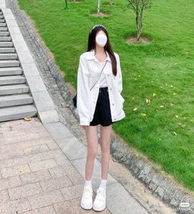 Classic White Denim Jacket