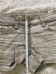 Y2K Grey Denim Shorts