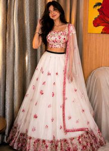 *B1G1* Embroidered Semi Stitched Lehanga Choli