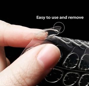 Nail Glue Stickers 24 pieces 1 sheet