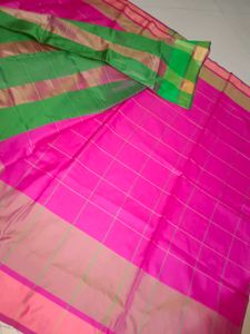 Pink Soft Silk Saree