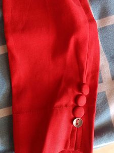 Red pant trouser