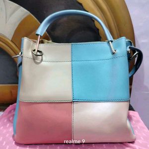 Colorblock Shoulder Handbag