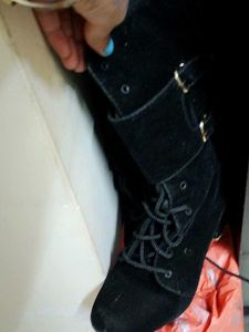 Black Heeled Ankle Boots
