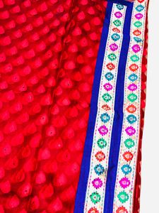 Beautiful elegant Red Saree