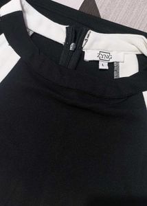 Chic Black &amp; White Sheath Dress