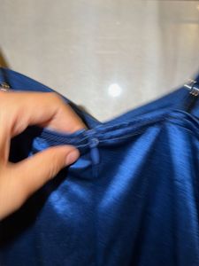 Elegant Blue Maxi Dress