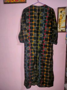 Black Printed Kurti