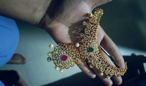 Elegant Gold-Toned Jewellery Set