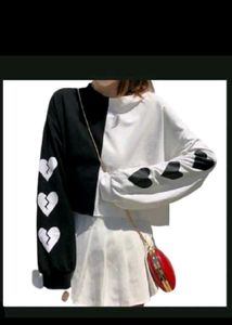 Split Heart Crop Top