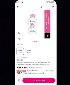 Garnier Micellar Cleansing Water 50ml (Pack of 8)