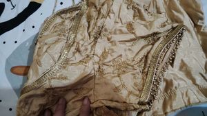Beautiful Embroidery Golden blouse 🌼