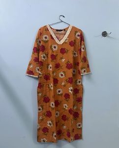 Price Drop Floral Print Kurta