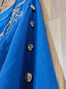 Royal Blue Embellished Gown
