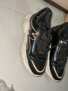 Black Chunky Sneakers