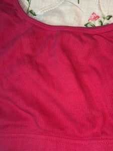 Pink Sleeveless Top