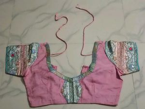 GentlyUsed Designer PinkEmbroideredBlouse- 36"Bus