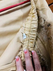 Girls Lhga Choli With Dupatta Size 38 Colour Golde