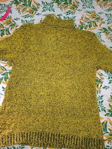 Cozy Yellow Turtleneck Sweater