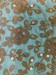 Lehenga Crop Blouse With Matching Clutch