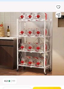 Compact Folding Kitchen Rack