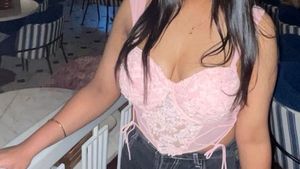 Pink Lace Corset Top