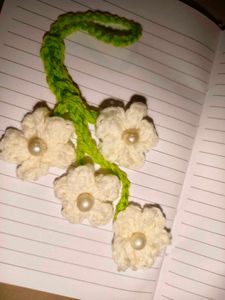 Handmade Crochet Flower Charm